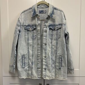 Maurices Blue Jean Jacket Relaxed Fit Vintage Appeal